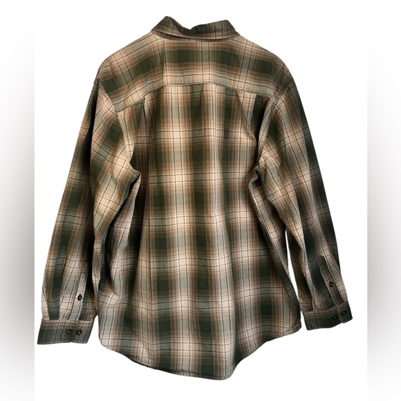 Carhartt Men’s Shirt Long Sleeve Button Down Plaid Size XL - Picture 2 of 8
